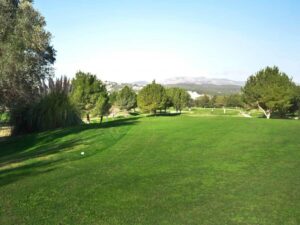 Blick auf Golfplatz auf Mallorca
