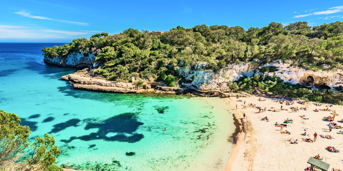 Strand Cala Llombards auf Mallorca