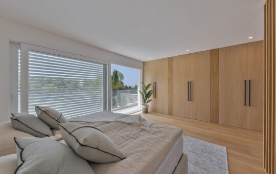 Modern sea view villa in Port Andratx - Main bedroom