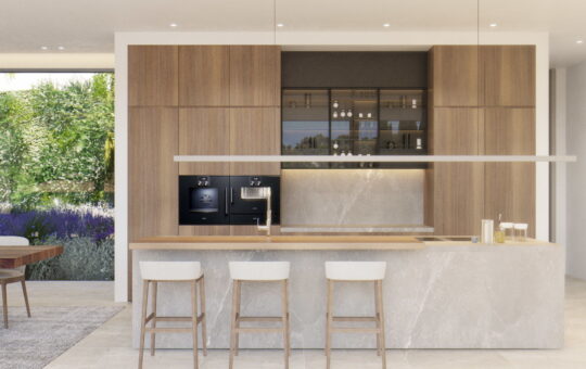 Villa premium de obra nueva en Portals Nous - Cocina de diseño