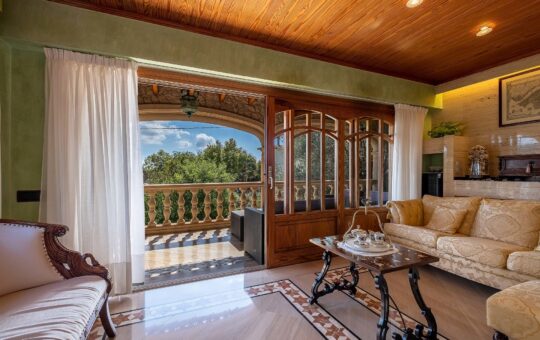 Eindrucksvolle charmante Villa im Herzen von Es Capdellà - Lounge-Bereich