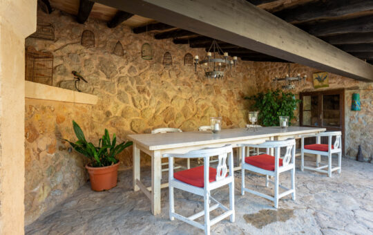 Magnificent Mallorcan finca property with holiday rental license - Outdoor dining area