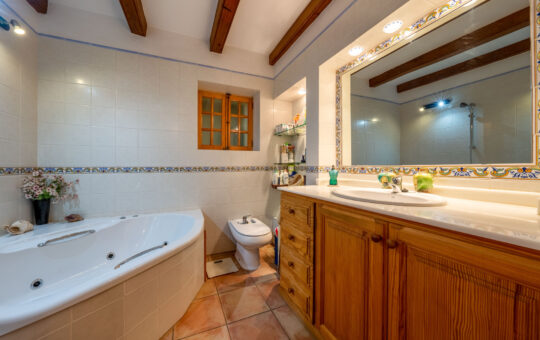 Townhouse on the outskirts of Andratx with stunning mountain views - Bathroom 1