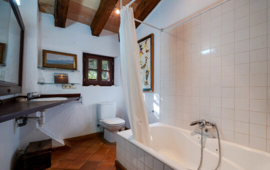 Wonderful finca in Esporles with holiday rental license - DWELLING I: Bathroom