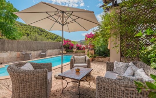 Charming finca-style semidetached house in S'Arraco - Beautiful outdoor area