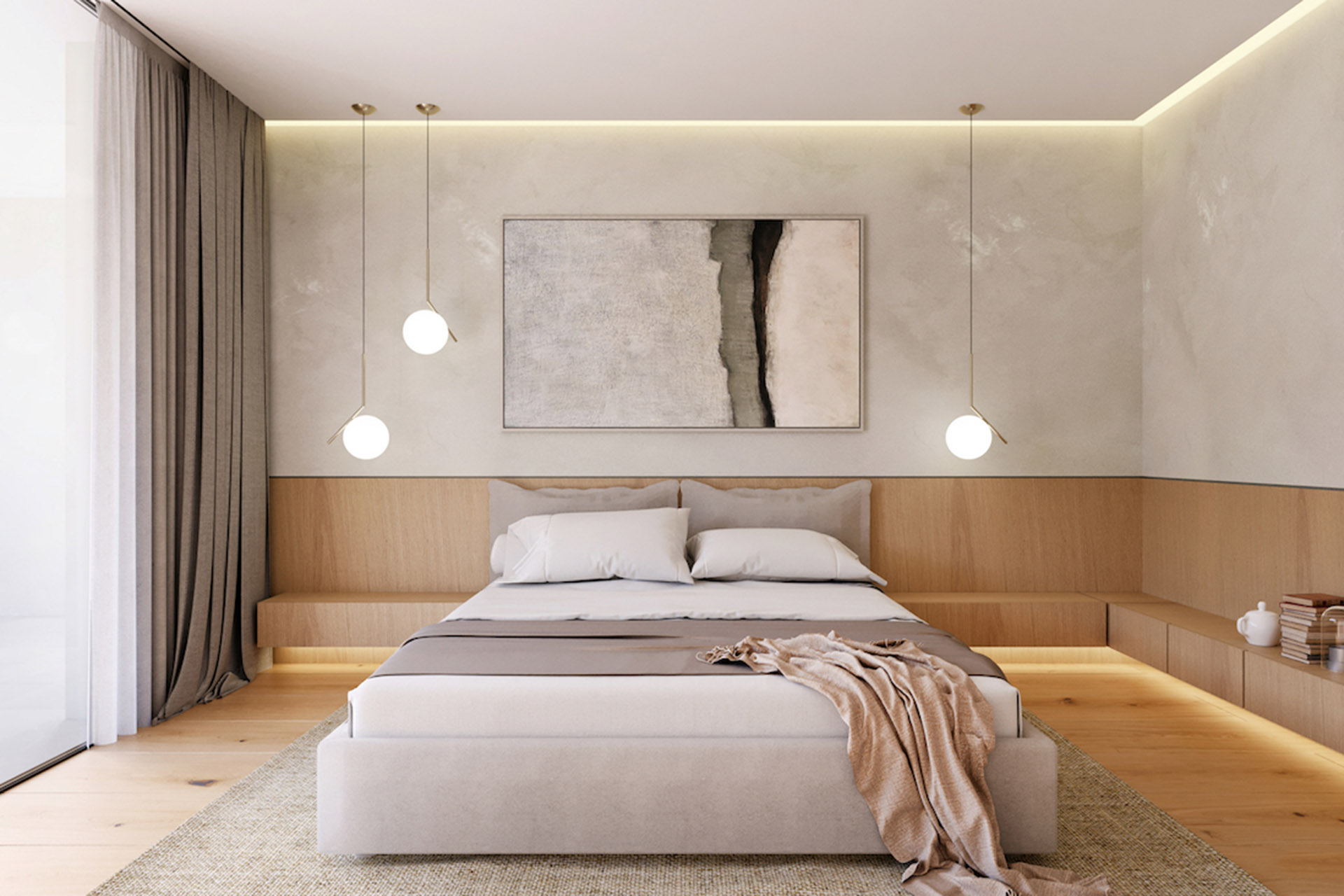 Sanierungsprojekt: Moderne Villa mit Traumblick - Schlafzimmer