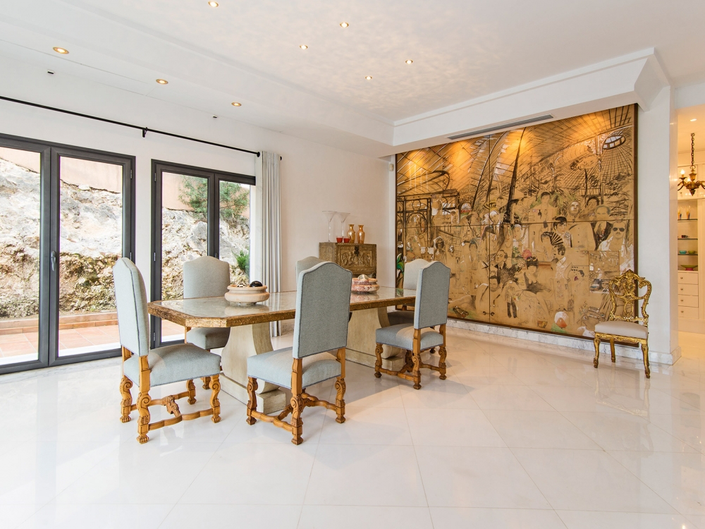 Fantastische Designer Villa am „Real Golf de Bendinat” - Esszimmer mit klassischem Ambiente