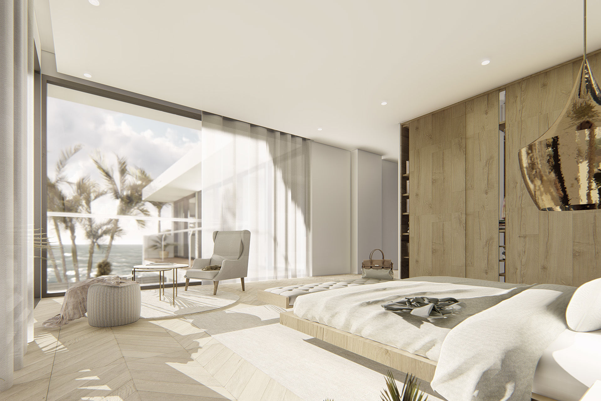 Proyecto: Villa con vistas parciales al mar en Sol de Mallorca - Dormitorio 3