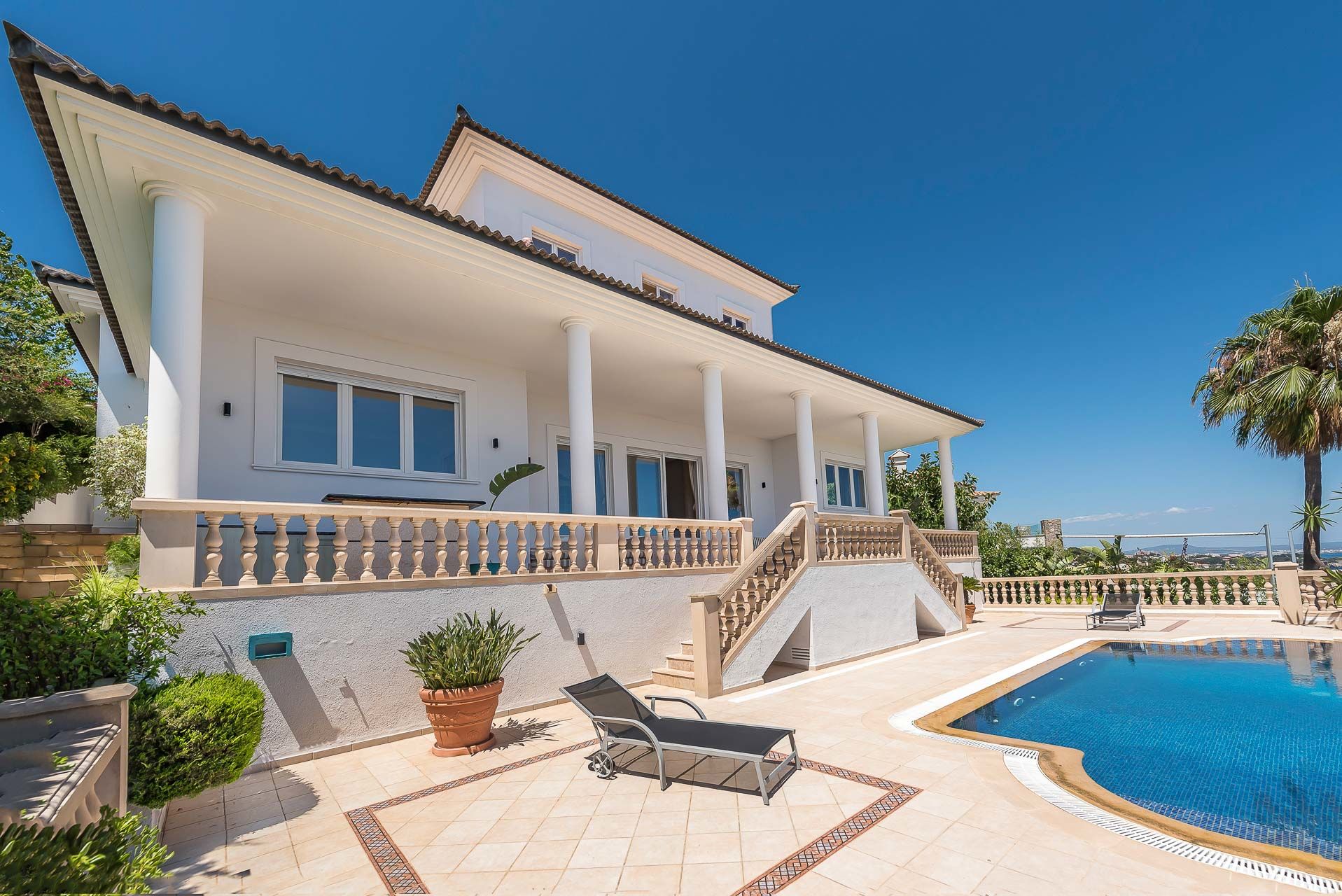 Villa with beautiful sea views in Bendinat