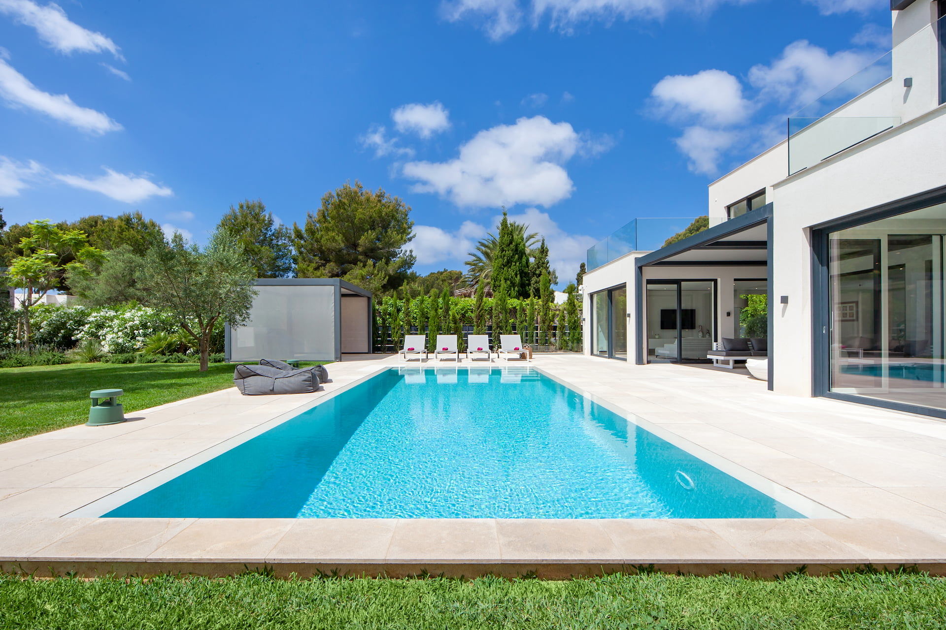 Modern new build villa in Sol de Mallorca with sea views