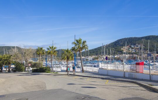 Baugrundstück in Port d’Andratx - Lage am Club de Vela