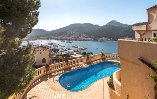 Mediterranes Appartement mit Hafenblick - Blick auf den Hafen