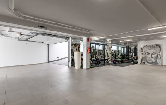 Exklusive Neubauvilla im Herzen von Andratx - Untergeschoss mit grosser Garage und Fitnessbereich