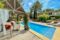 Moderne Villa mit Garten und Pool in Sol de Mallorca - Pool mit Pergola