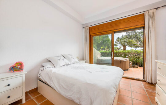 Mediterranes Duplex-Appartement mit Panoramablick in Costa de la Calma - Schlafzimmer 1