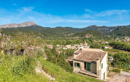 Villa mit Blick auf die Berge in Puigpunyent - Grundstück