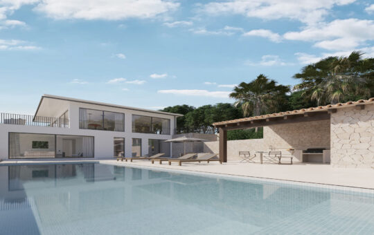 Projekt: Traumhafte Villa mit Weitblick auf Galilea - Poolbereich