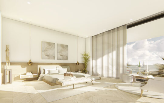 Project: Villa with partial sea views in Sol de Mallorca - Bedroom 1