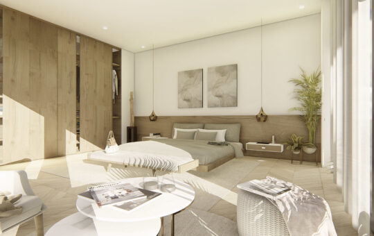 Project: Villa with partial sea views in Sol de Mallorca - Bedroom 2