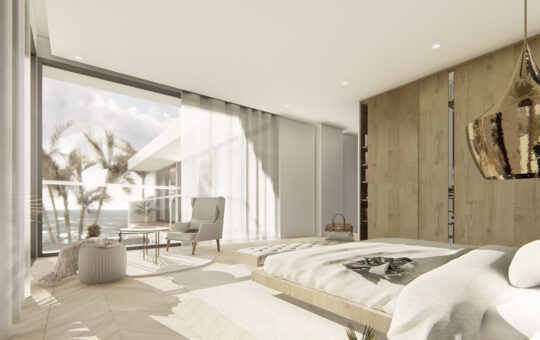 Project: Villa with partial sea views in Sol de Mallorca - Bedroom 3