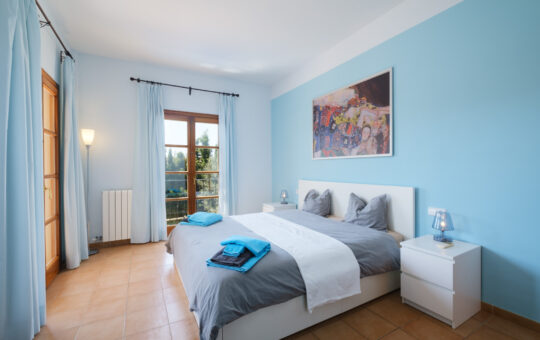 Villa with wonderful panoramic view - Bedroom on the upper floor
