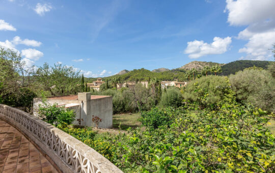 Majorcan village house in a quiet location in S'Arraco - Magnificent panoramic view