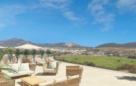 High quality new build apartments in Santa Ponsa - Nice view of the surrounding countryside