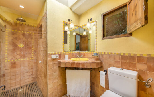 Cosy finca in priviledged area with dreamlike views in Galilea - En suite bathroom 3