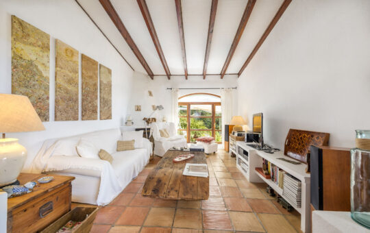 Cosy finca in priviledged area with dreamlike views in Galilea - Living room