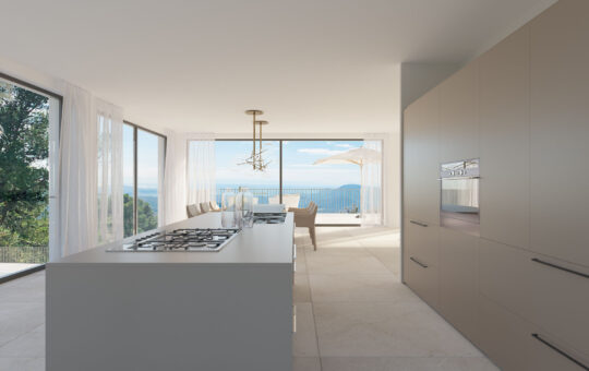 Project: Dreamlike villa with open seaview in Galilea - Kitchen