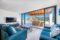 Apartamento completamente renovado con maravillosas vistas al puerto - Sala de estar con acceso a la terraza con vistas al mar