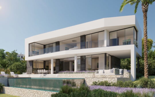 Fantástica villa de nueva construcción en amplio solar - Villa de obra nueva de dos plantas