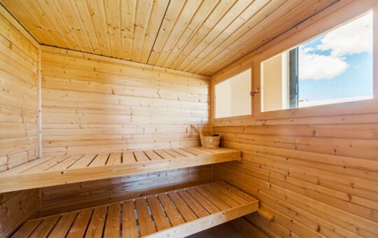 Kernsanierte Luxusvilla mit Meerblick in exklusiver Wohnlage in Bendinat - Sauna