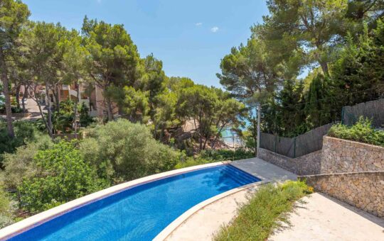 Exclusive completely renovated villa in second sea line in Cala Fornells - View from the 1st floor