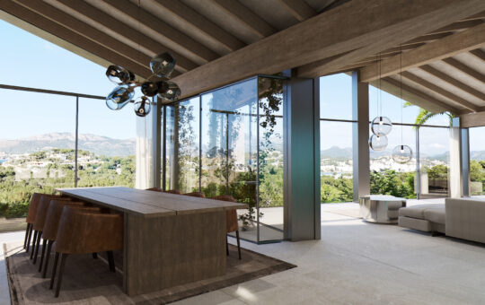 Projekt: Villa mit Meerblick in Nova Santa Ponsa - Projektvorschlag: Offenes Wohnkonzept