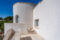 Villa im Ibiza-Stil mit Garten und Dachterrasse in Paguera - Seitenansicht