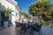 Moderne Luxusvilla in ruhiger Lage in Nova Santa Ponsa - Essbereich auf offener Terrasse und Meerblick