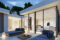 Neubau Luxusvilla in Costa d'en Blanes - Terrasse im Obergeschoss