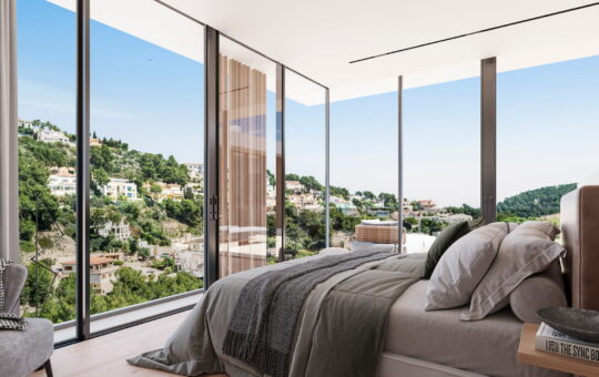 Neubau Luxusvilla in Costa d'en Blanes - Hauptschlafzimmer