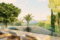 Neubauvilla mit Meerblick in ruhiger Wohnlage in Costa den Blanes - Terrasse und Poolbereich mit Meerblick