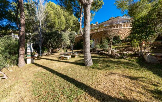 Grosszügige Villa mit Meerblick in Costa de la Calma - Garten