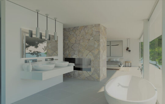 Designer Villa in first sea line in Puerto Adriano - Bathroom 1