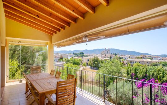 Villa with wonderful panoramic view - Terrace with view to Calvia