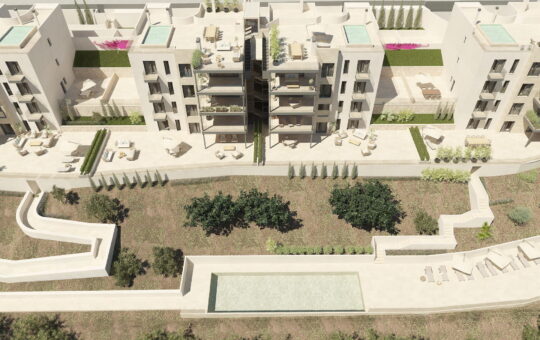 High quality new build apartments in Santa Ponsa - Facade view