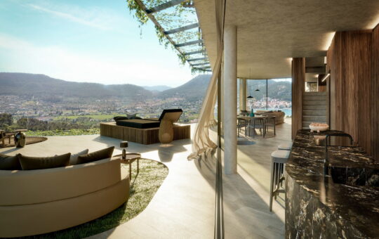 Luxury villa with fantastic harbor views in Port Andratx - Indoor and outdoor area