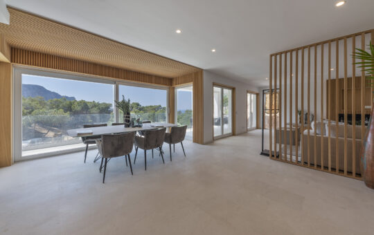 Modern sea view villa in Port Andratx - Open living concept