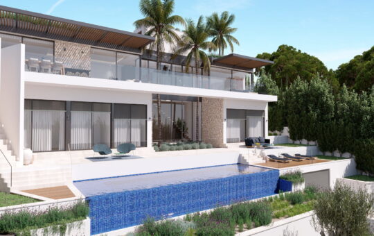 Exceptional luxury new villa with dream views in a renowned residential area - Overall view