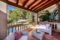 Spacious villa with sea views in Costa de la Calma - Covered terrace on the ground floor