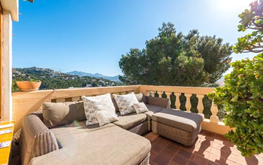 Apartamento mediterráneo con unas vistas maravillosas al Puerto - Lounge en la terraza