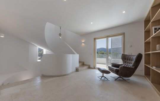 Villa moderna con vistas al mar en Port Andratx - Zona en primera planta